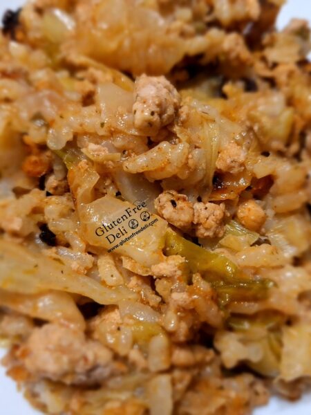 cabbage rice meat casserole