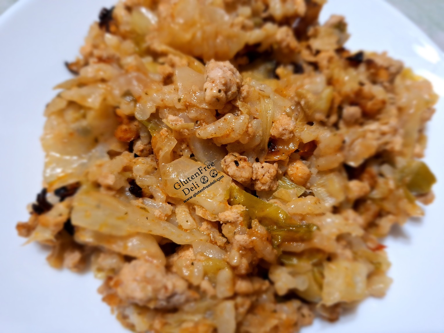 cabbage rice meat casserole