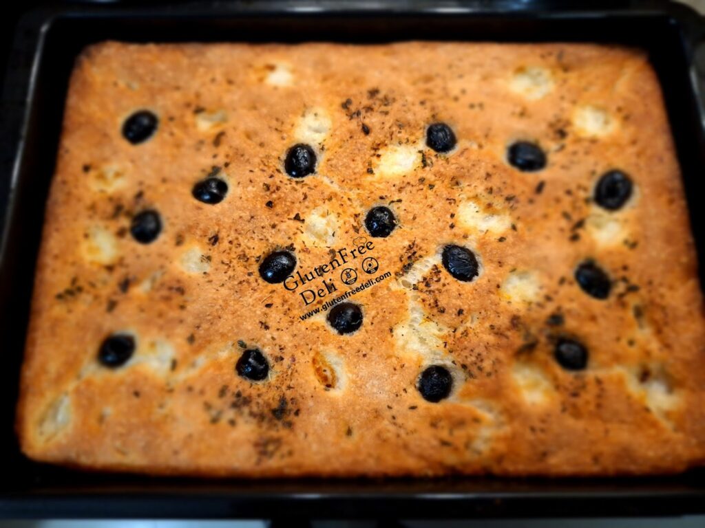 focaccia olives oregano