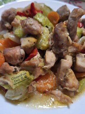 пиле със зеленчуци, chicken withveggies