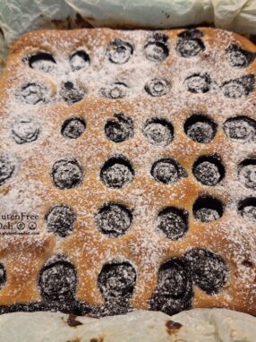 glutenfree eggfree blueberry cake, кекс с боровинки без глутен и без яйца