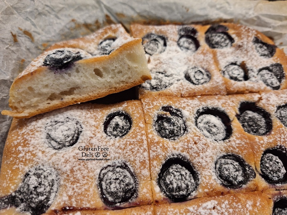 glutenfree eggfree blueberry cake, кекс с боровинки без глутен и без яйца