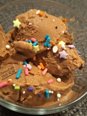 здравословен шоколадов сладолед без глутен без яйца healthy chocolate ice cream glutenfree eggfree
