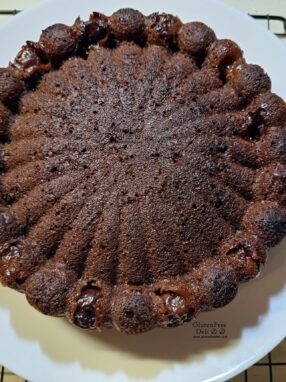 Cherry chocolate cake gf ef vegan шоколадов кекс с череши без глутен веган