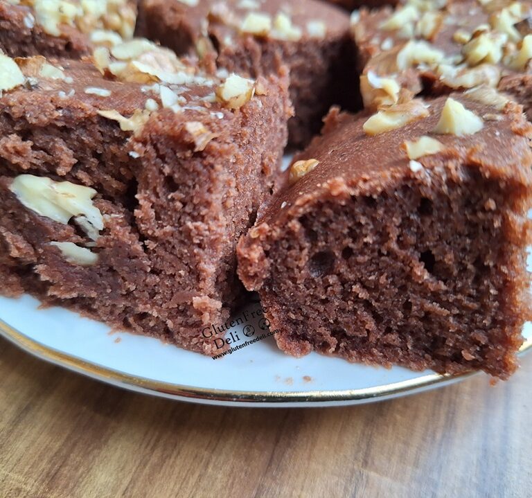 шоколадов кекс без глутен без яйца walnut chocolate cake gluten free egg free