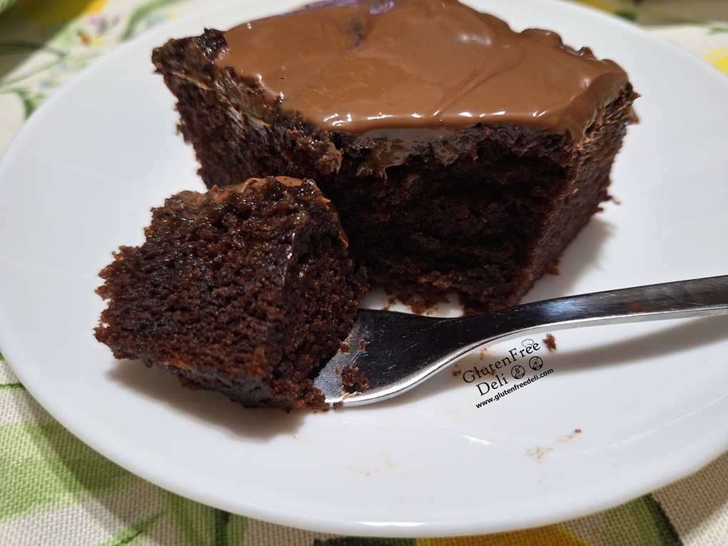 fast chocolate cake gluten free vegan бърза шоколадова торта без глутен веган 