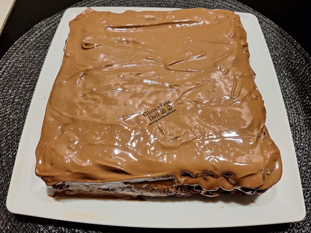 fast chocolate cake gluten free vegan бърза шоколадова торта без глутен веган 
