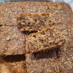 Fluffy gluten-free and egg-free walnut coffee cake, пухкав кекс с орехи и кафе без глутен без яйца