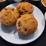 honey&cranberries muffins gluten free vegan мъфини с мед и червени боровинки без глутен веган