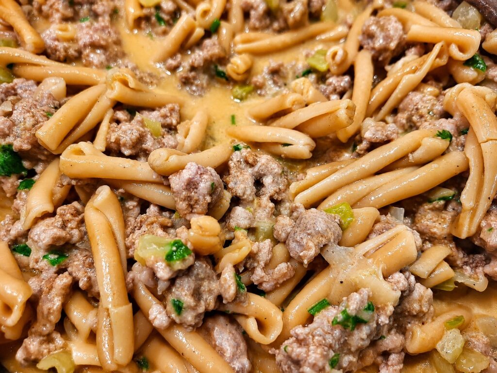 Minced Meat & Cheeses Pasta gluten free