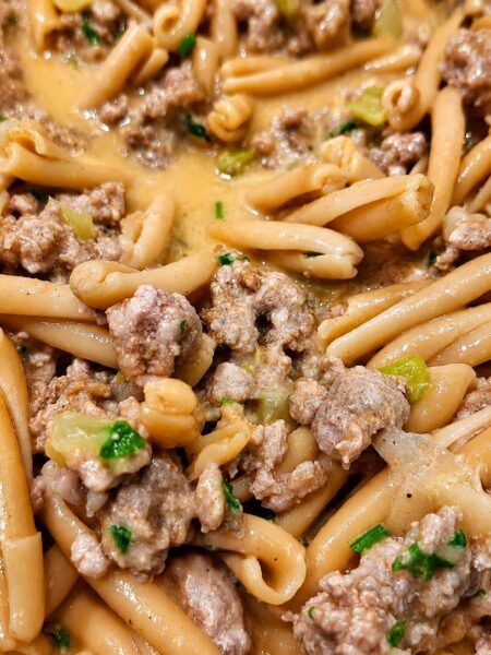Minced Meat & Cheeses Pasta gluten free